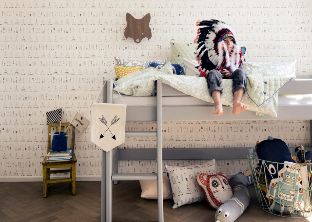 Kinderzimmer skandinavisch einrichten mit Ferm Living