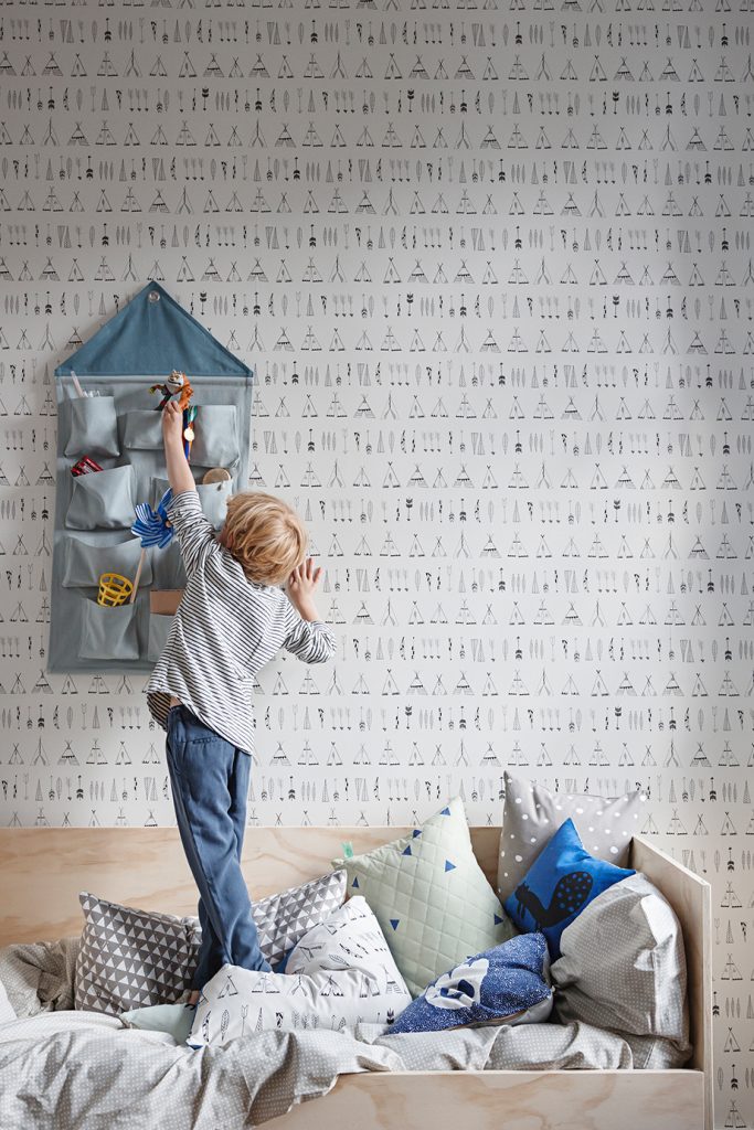 Kinderzimmer skandinavisch einrichten mit Ferm Living