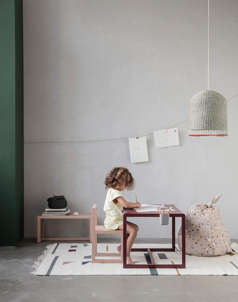 Kinderzimmer skandinavisch einrichten mit Ferm Living